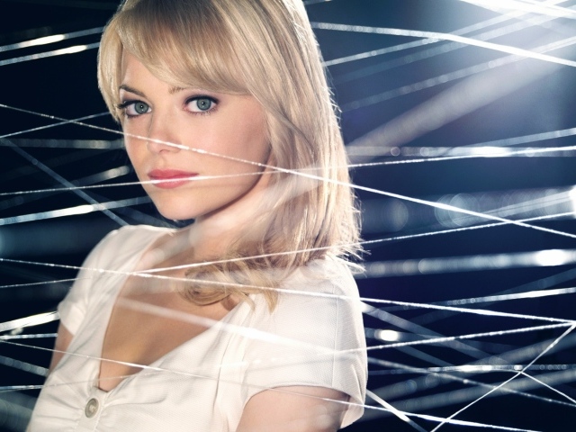 Красивая Эмма Стоун