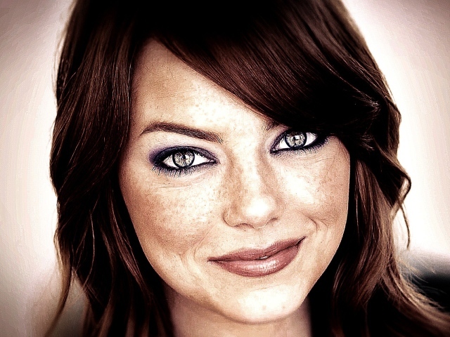 Очаровательная модель Эмма Стоун