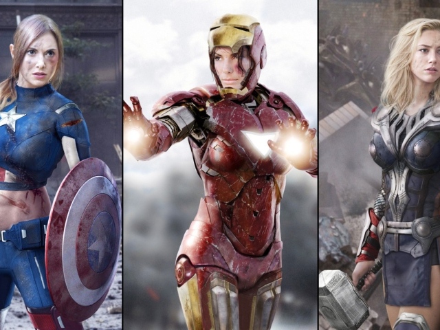 Девушки супергерои