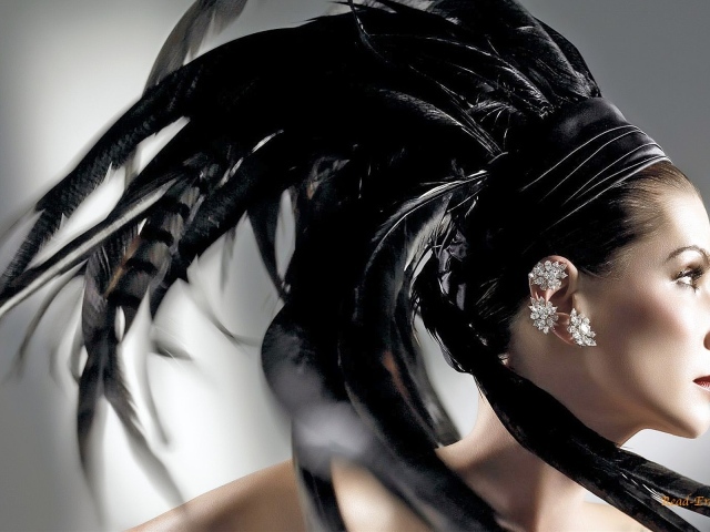 Оригинальная прическа