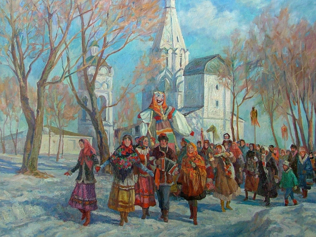 Проводы зимы на Масленицу