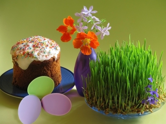 Пасхальный кулич на Пасху