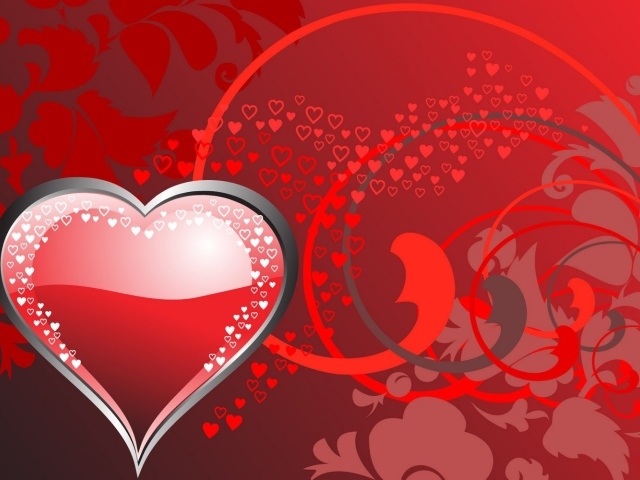 Сердечки на День Святого Валентина 14 февраля