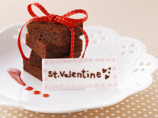 Сладкая валентинка на День Влюбленных 14 февраля