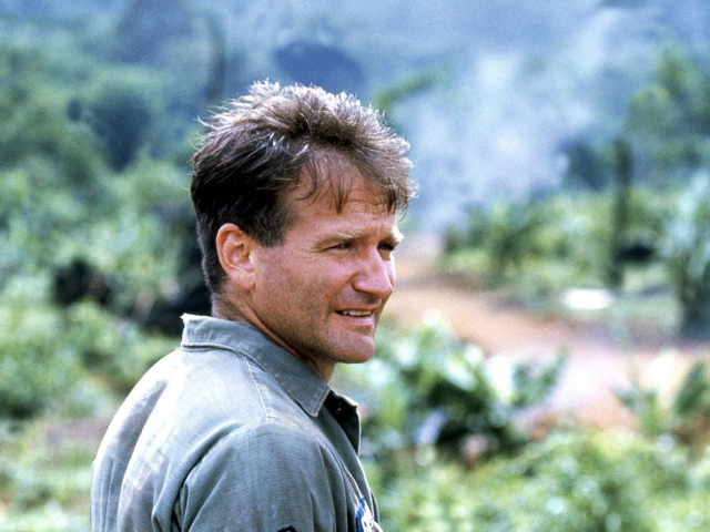 Актер Робин Уильямс во Вьетнаме