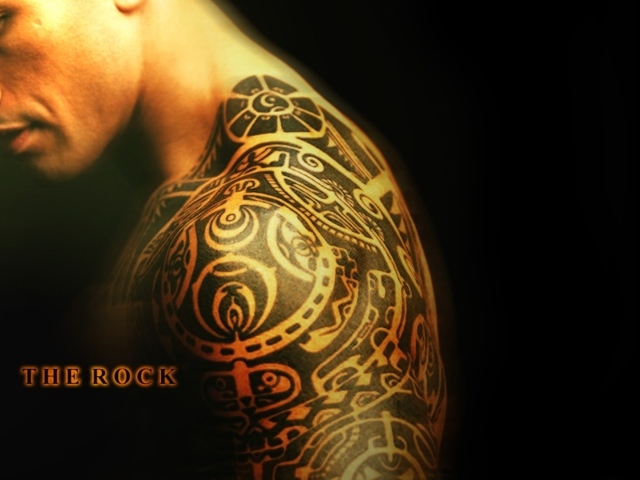 Популярная кинозвезда Дуэйн Джонсон