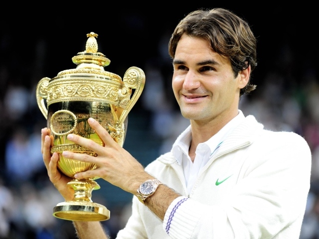 Роджер Федерер с наградой