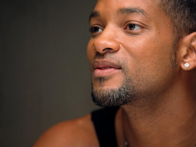 Уилл Смит с алмазной сережкой