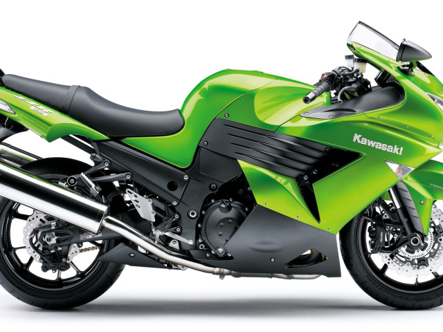Красивый мотоцикл Kawasaki ZZR 1400