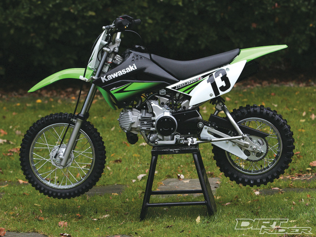 Мотоцикл модели Kawasaki KLX 125