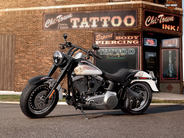 Новый мотоцикл Harley-Davidson Fat Boy