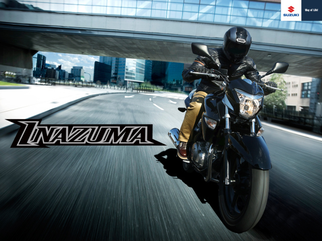 Новый надежный мотоцикл Suzuki   Inazuma