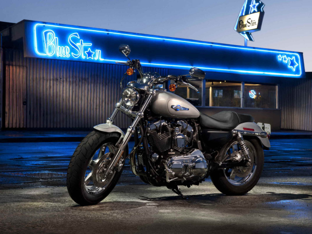 Надежный мотоцикл Harley-Davidson XL 1200C Sportster Custom