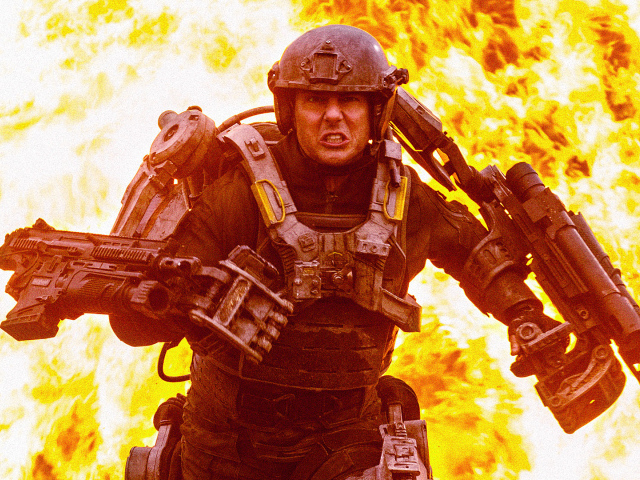 Момент из фильма Грань будущего 2014