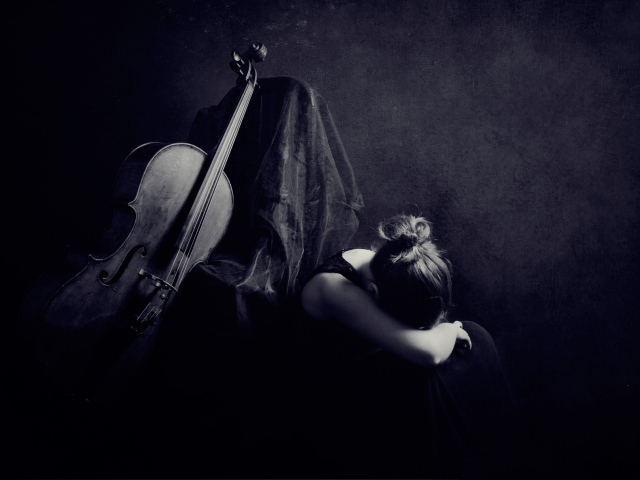 Грустная музыка виолончели