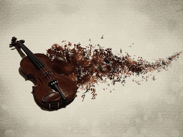 Старинная скрипка