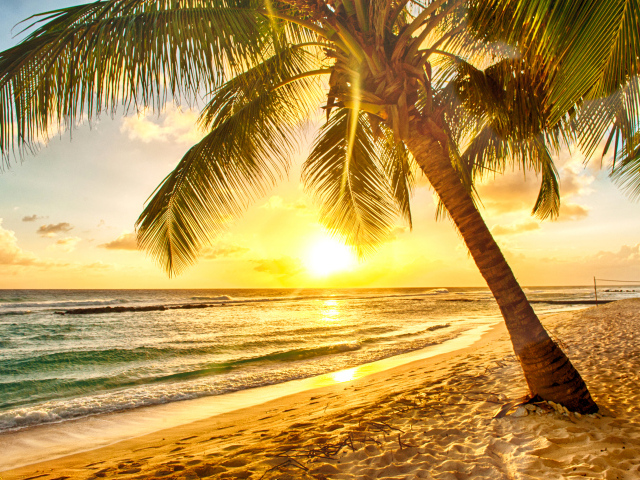 Рассвет на пляже