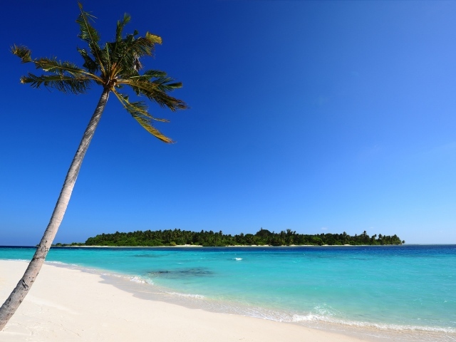 Пляж на Мальдивах 