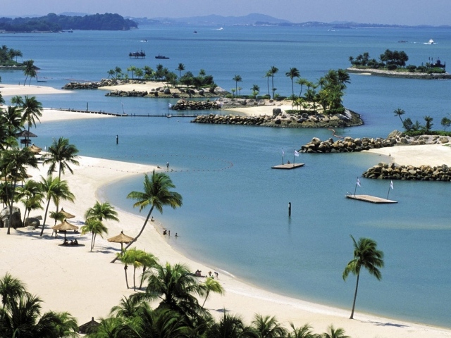 Пляж в Сингапуре