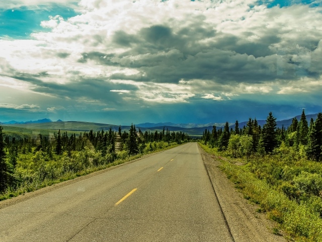 Облака над равниной