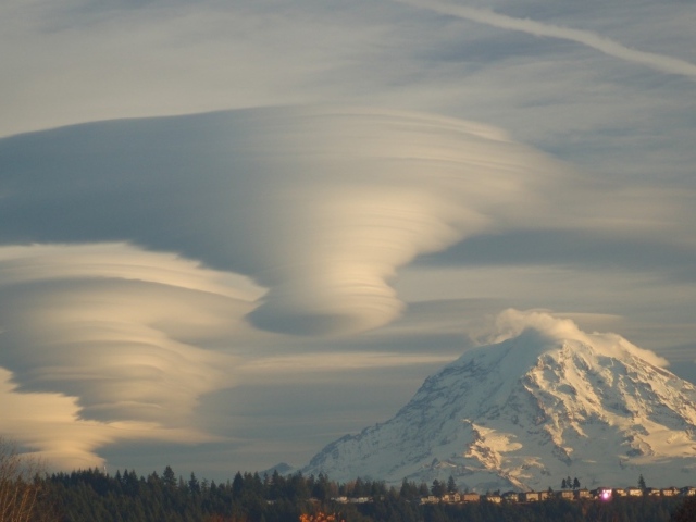 Оригинальные Облака над горами