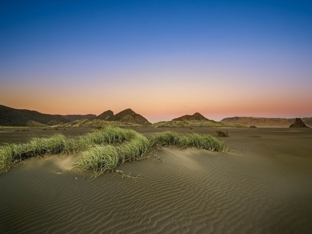 Серый пейзаж пустыни