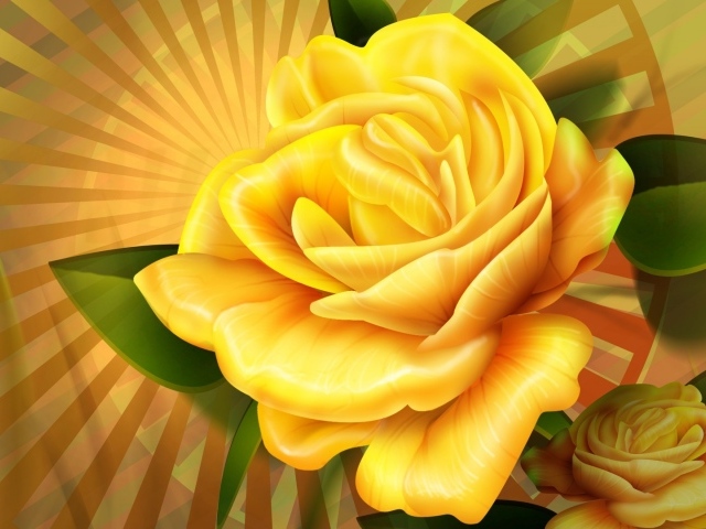 Желтые розы