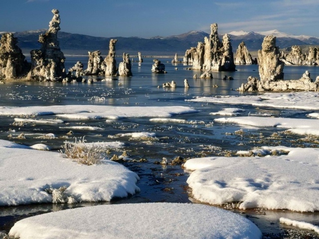 Зимний пейзаж Калифорнии