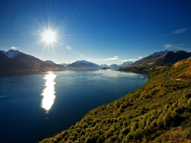 Пейзаж на озере