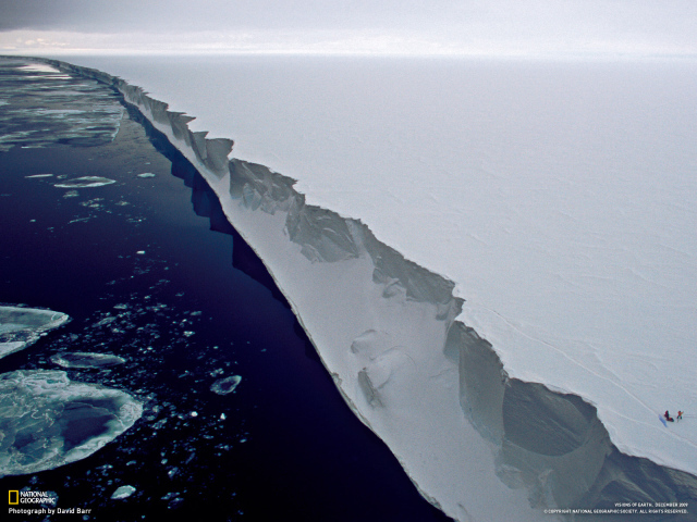 Край льда в антарктиде