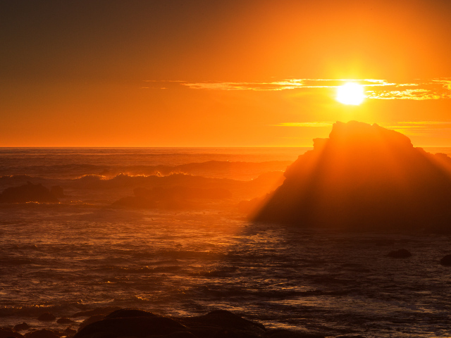 Великолепное место для заката