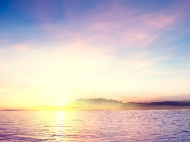 Закат на тропическом острове