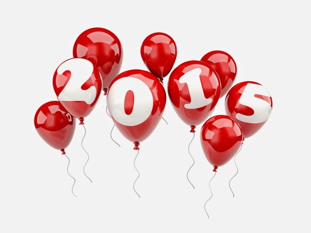 Новый Год 2015 на шариках