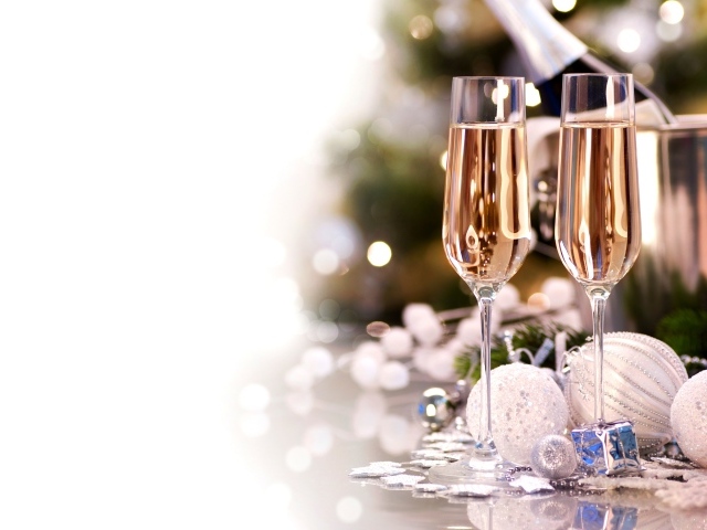 Новый 2015 с шампанским