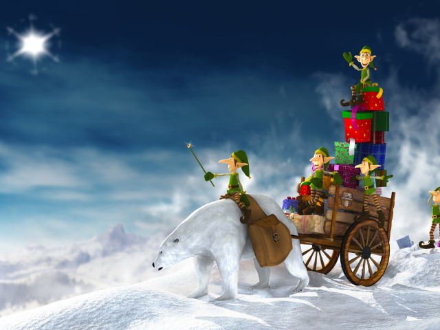 Гномы на белом медведе