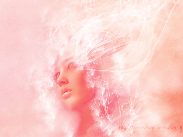 Лицо с горящими глазами