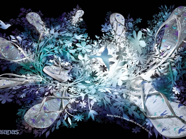 Тапочки и птица