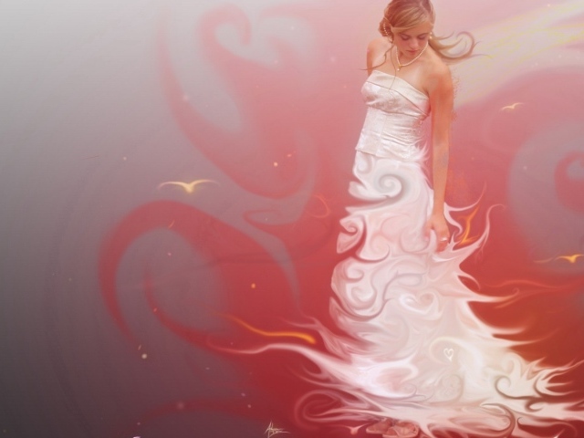 Бело розовая феерия