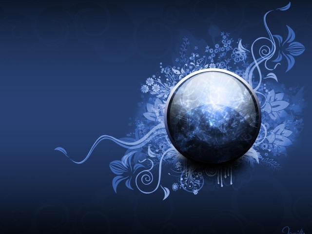 Шар с цветами