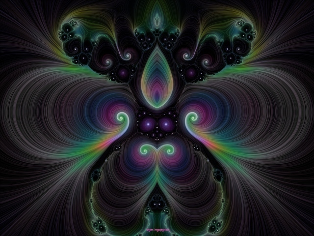 Симметричный абстрактный рисунок