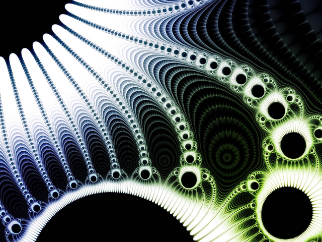 Абстрактные перья павлина