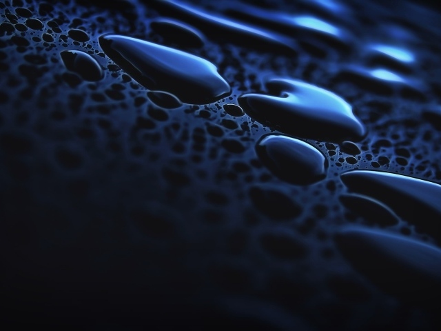 Синие капли