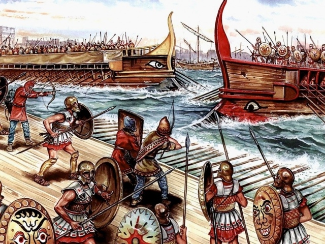 Сражение древних кораблей