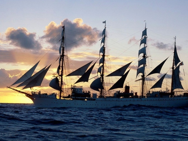 Большой парусный корабль