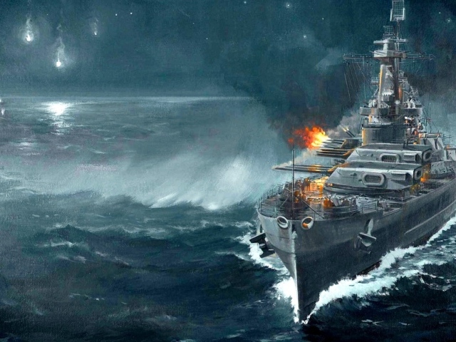 Ночной морской бой