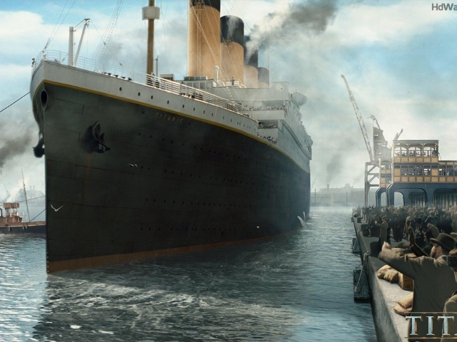 Титаник отправляется в путь