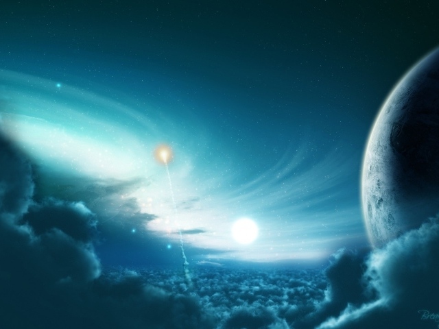 Вспышка в облаках