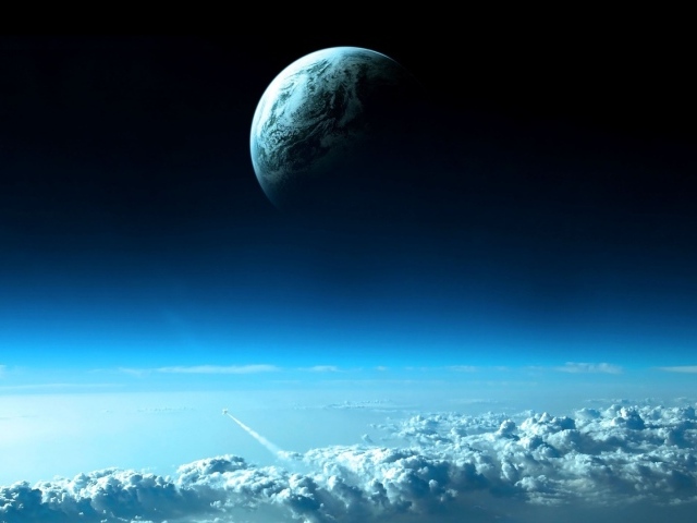 Планета над облаками