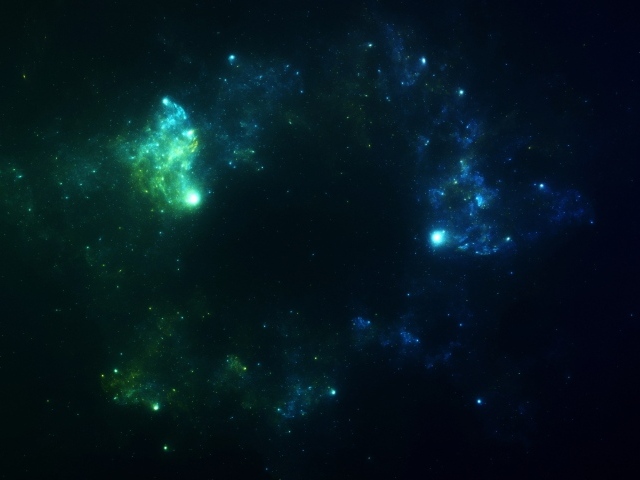 Звездное скопление и туманность