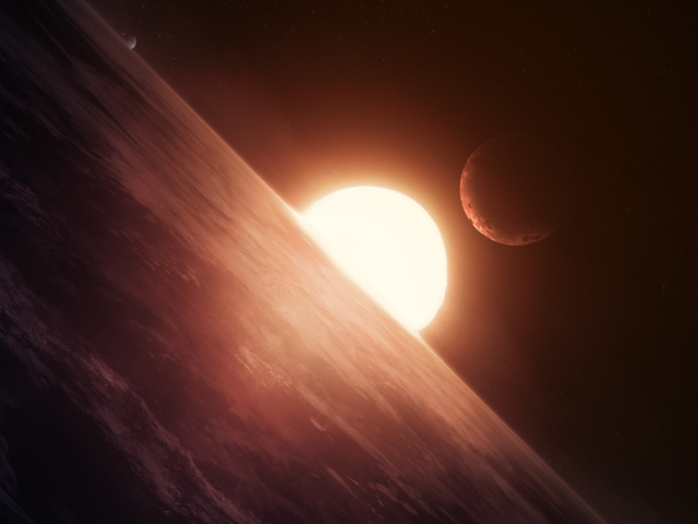 Восход над планетой